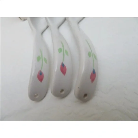 1456 Princess House Set of 3 Ceramic Spoons NIB - Picture 4 of 5